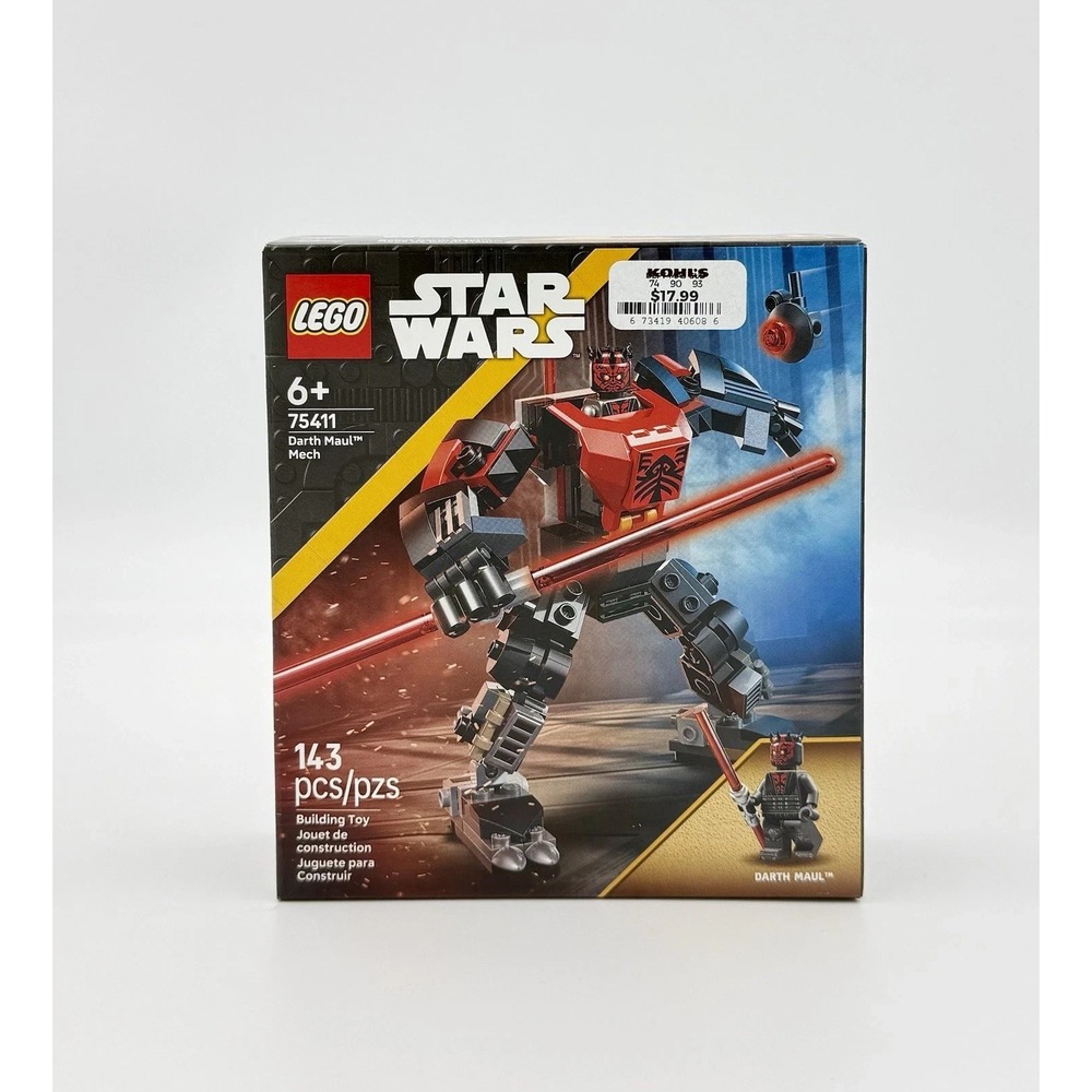 LEGO Star Wars: (2025) DARTH MAUL MECH 143pc Building Toy 75411